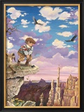 Long Shot Framed Giclee Print by Gary Patterson