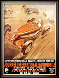 Journee Internationale Automobile Framed Giclee Print by Geo Ham