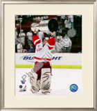 Chris Osgood with the Stanley Cup, Game 6 of the 2008 NHL Stanley Cup Finals; 30 Framed Photographic Print