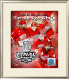 '09 St. Cup - Red Wings "Big 5 " Framed Photographic Print