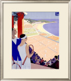 Monte Carlo Framed Giclee Print by Roger Broders