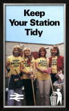 Keep Your Station Tidy, BR, 1979 Framed Giclee Print