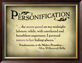 Personification Posters