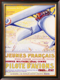 Pilote d' Aviationes Military Aviation Framed Giclee Print