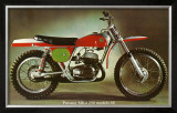 Bultaco Pursang MK4 Motorcycle Framed Giclee Print