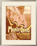 Monte Carlo, Tir aux Pigeons Framed Giclee Print