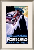 Rallye Monte Carlo, 1930 Framed Giclee Print by Robert Falcucci