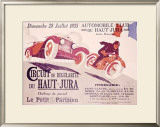 Circuit du Haut, Jura Framed Giclee Print by Joe Bridge