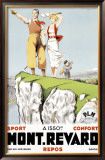 Mont Revard, Tennis and Golf Framed Giclee Print by Paul Ordner