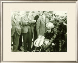 MV Agusta Motorcycle Rider Framed Giclee Print