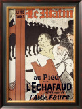 Le Matin au Pied de l'Echafaud Framed Giclee Print