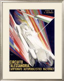 Circuito Alessandria Framed Giclee Print by Giuseppe Riccobaldi