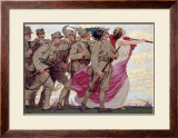 Italian Sempre Avanti Propaganda Poster Lámina giclée enmarcada Italian Sempre Avanti Propaganda Poster Lámina giclée enmarcada