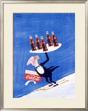 Coca-Cola Coke Ski Framed Giclee Print