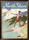 North Shore Framed Giclee Print