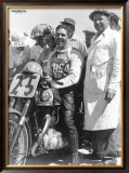 British BSA Racer Framed Giclee Print