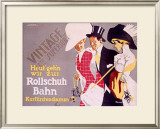 Rollschuh Bahn Framed Giclee Print by Fritz Rumpf