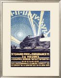 3rd Grand Prix d'Endurance Framed Giclee Print by Tranchant 
