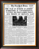 New York Times, May 8, 1945: The War in Europe is Ended! Poster
