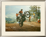 Bulltaco Motorcycle MX Framed Giclee Print by Giovanni Perrone