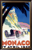 Monaco F1 Grand Prix, c.1932 Framed Giclee Print by Robert Falcucci