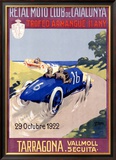 Reial Moto Club de Catalunya Framed Giclee Print by A. Garcia