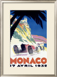 Monaco F1 Grand Prix, c.1932 Framed Giclee Print by Robert Falcucci