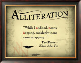 Alliteration Posters