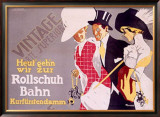 Rollschuh Bahn Framed Giclee Print by Fritz Rumpf
