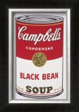 Campbell's Soup I: Black Bean, c.1968 Print by Andy Warhol