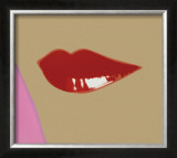 Page from Lips Book, c.1975 Poster by Andy Warhol