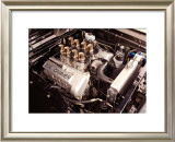 1965 Mustang Fastback FR500 Engine Framed Giclee Print