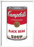 Campbell's Soup I: Black Bean, c.1968 Print by Andy Warhol