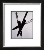 Knives, c.1981-82 (Three Black on Cream) Posters by Andy Warhol