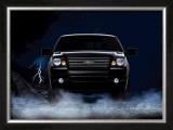 2007 Ford F-150 Super Crew Framed Giclee Print
