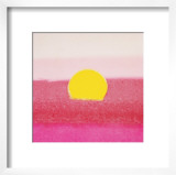 Sunset, c.1972 (hot pink, pink, yellow) Poster by Andy Warhol