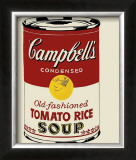 Campbell's Soup Can, c.1962 (Old Fashioned Tomato Rice) Prints by Andy Warhol