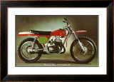 Bultaco Pursang MK4 Motorcycle Framed Giclee Print