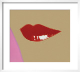 Page from Lips Book, c.1975 Posters by Andy Warhol