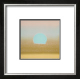Sunset, c.1972 (gold, blue) Art by Andy Warhol