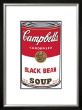 Campbell's Soup I: Black Bean, c.1968 Art by Andy Warhol