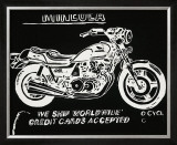 Mineola Motorcycle, c.1985-86 Prints by Andy Warhol