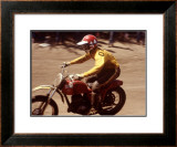 Early Motocross Framed Giclee Print