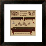 Billard I Prints