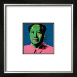 Mao, c.1972 (Green) Posters by Andy Warhol
