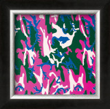 Camouflage, c.1987 (pink, black, blue) Posters por Andy Warhol