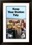 Keep Your Station Tidy, BR, 1979 Framed Giclee Print