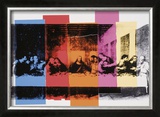 Detalle de la última cena (Detail of the Last Supper, ca. 1986) Pósters por Andy Warhol