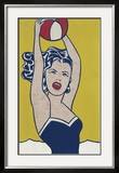 Girl with Ball Posters by Roy Lichtenstein