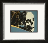 Skull, c.1976 (yellow on teal) Poster por Andy Warhol Skull, c.1976 (yellow on teal) Poster por Andy Warhol